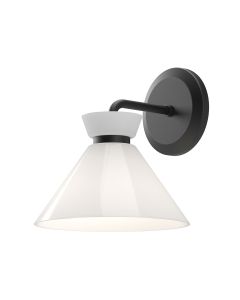 1 lt Wall Light - Matte Black