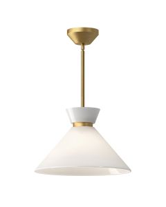 1 lt Pendant - Brushed Gold