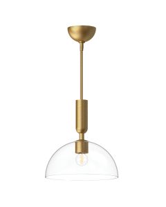 1 lt Pendant - Brushed Gold