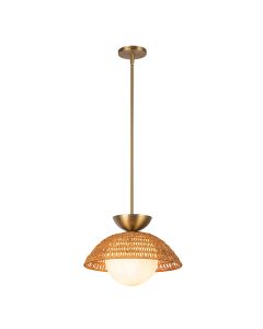 1 lt Pendant - Brushed Gold