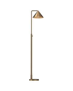 1 lt Floor Lamp - Brushed Gold