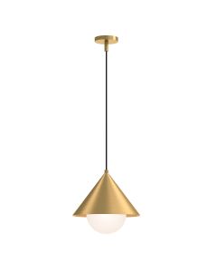 1 lt Pendant - Brushed Gold