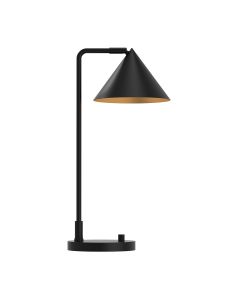 1 lt Table Lamp - Matte Black