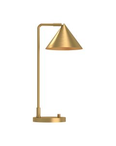1 lt Table Lamp - Brushed Gold