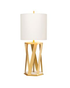 1 Light Table Lamp - Brushed Brass