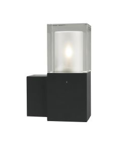 1 Light Wall Light - Black