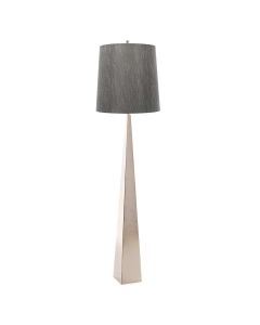1 Light Floor Lamp - Polished Nickel