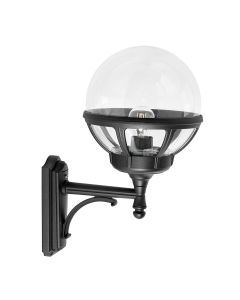 1 Light Up Wall Light - Black