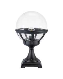 1 Light Pedestal - Black
