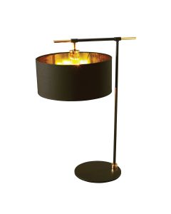 1 Light Table Lamp - Black / Polished Brass