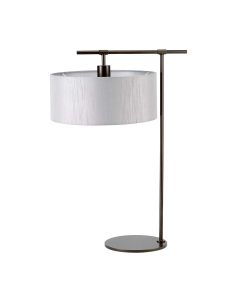 1 Light Table Lamp - Dark Brown