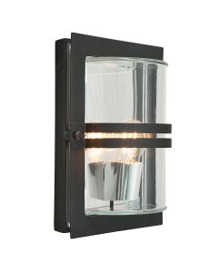 1 Light Wall Lantern - Black