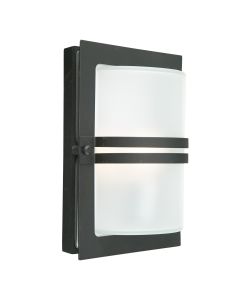 1 Light Wall Lantern - Black