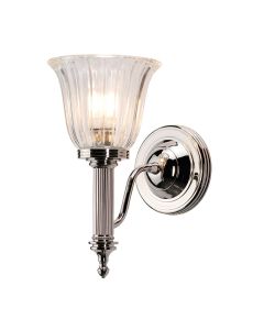 1 Light Wall Light - Polished Nickel