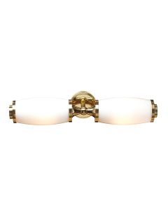 2 Light Wall Light - Polished Brass