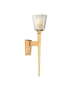 1 Light Wall Light - Polished Gold