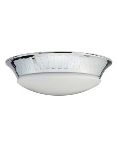 1 Light Flush - Polished Chrome