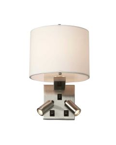 3 Light Wall Light - Brushed Nickel