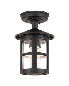 1 Light Porch Lantern - Black