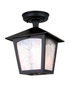 1 Light Porch Lantern - Black