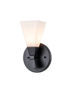 1 Light Wall Light - Matte Black