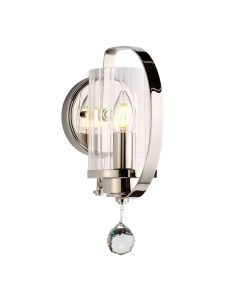 1 Light Wall Light - Polished Nickel