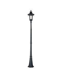 1 Light Single Head Lamp Post - Black