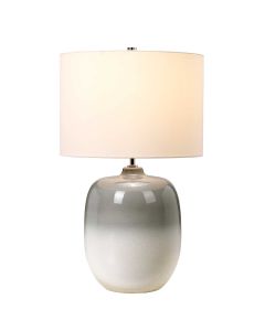 1 Light Table Lamp - Light Grey / Chalk White