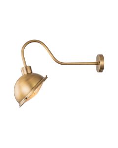 1 Light Brass Sign Light - Aged Brass