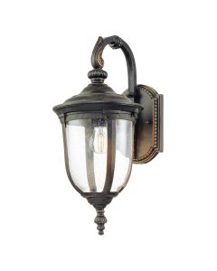 1 Light Medium Wall Lantern - Weathered Bronze