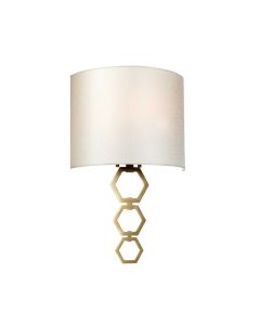 Medium 1 Light Wall Light - Aged Brass