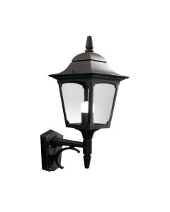 1 Light Up Wall Lantern - Black