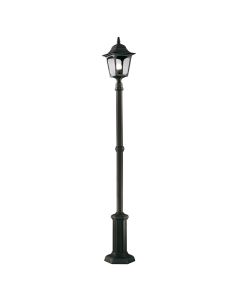 1 Light Lamp Post - Black
