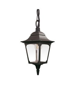 1 Light Chain Lantern - Black