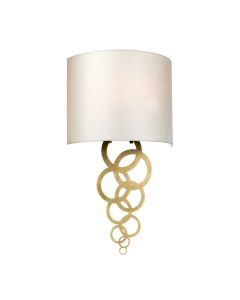 Medium 1 Light Wall Light - Aged Brass