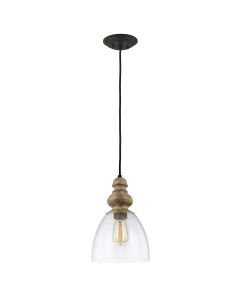 1 Light Pendant - Putty Patina / Dark Weathered Zinc