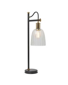 1 Light Table Lamp - Black / Polished Brass