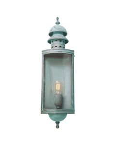 1 Light Wall Lantern - Verdigris