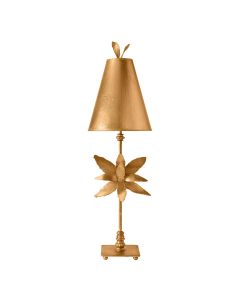 1 Light Table Lamp - Gold Leaf - Gold Leaf