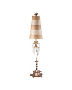 1 Light Table Lamp - Cream & Gold