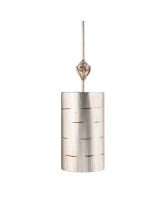 1 Light Small Pendant - Aged Silver