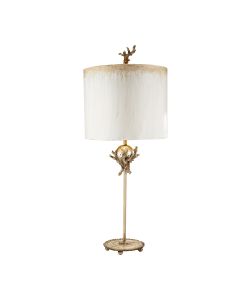 1 Light Table Lamp - Putty Patina