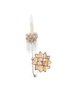 1 Light Wall Light - Beige Patina & Gold