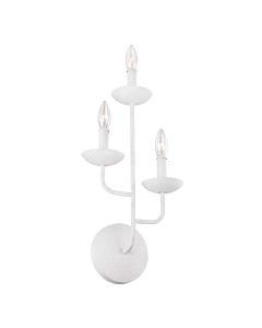 3 Light Wall Light - Plaster White