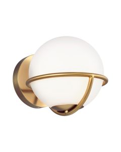 1 Light Wall Light - Burnished Brass