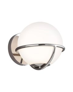 1 Light Wall Light - Polished Nickel