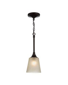 1 Light Mini Pendant - Weathered Bronze
