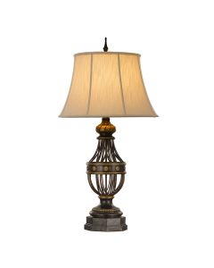 1 Light Table Lamp - Antique Brown