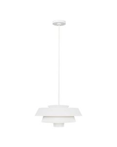1 Light Pendant - Matte White