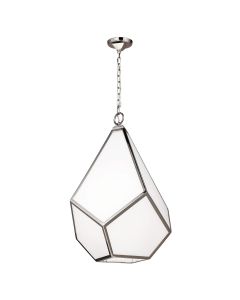 4 Light Large Pendant - Polished Nickel